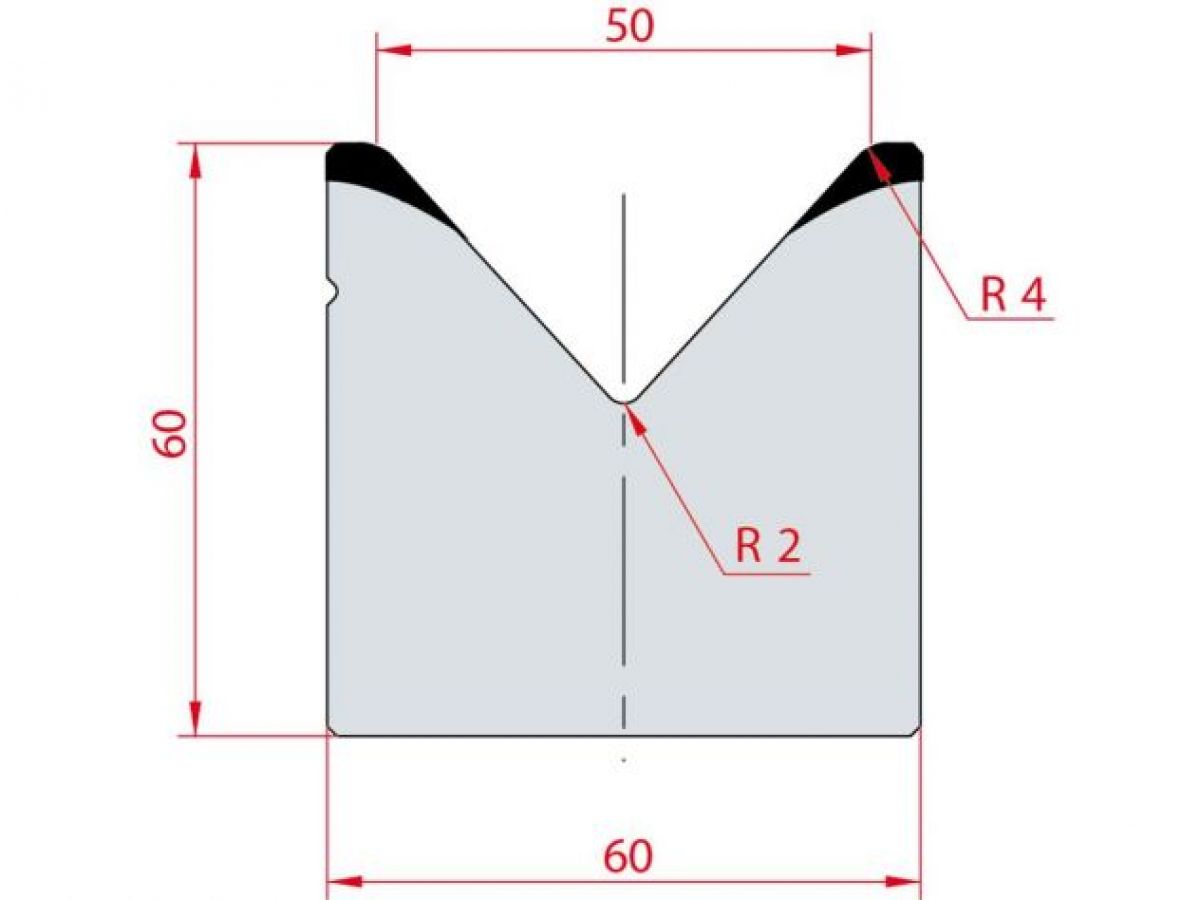 Cối chấn 1V 50 α=85º H60 Max. T/m=100