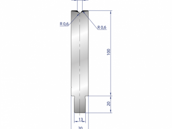 Cối chấn 1V 6 α=84º H100 Max. T/m=100, 42CrMo4