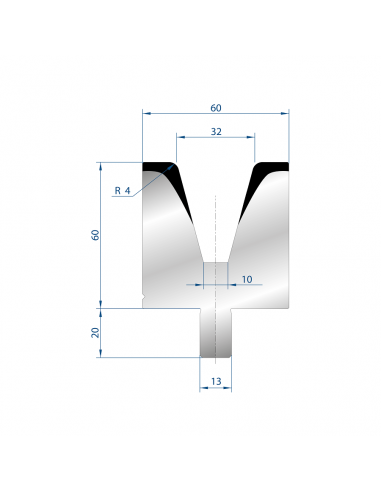 Cối chấn 1V 32 α=30º H55 Max. T/m=65