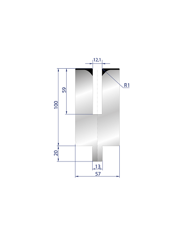 Dao cối gấp mí tôn dày max. 1.5mm